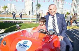 Seyhan Belediyesi tarafından çocuk trafik eğitim...