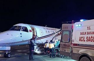 Şırnaklı kadın hasta, ambulans uçakla Ankara’ya...