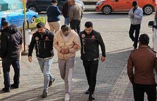 Uyuşturucu madde ile yakalanan şüpheli tutuklandı