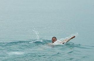 Antalya’nın havası kış, denizi yaz