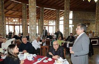 Başkan Hasan Arslan, gazetecilerle bir araya geldi