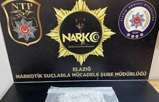 Elazığ’da uyuşturucuyla yakalanan şahıs tutuklandı