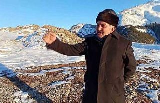 Erzurum’da köylülerin granit ocağı tepkisi