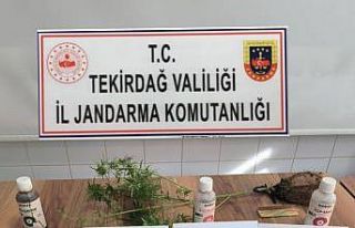 Evini uyuşturucu imalathanesine çeviren şüpheli...