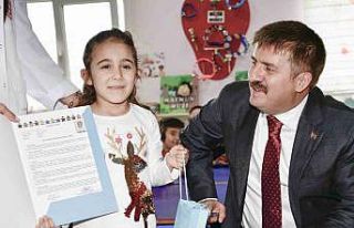 Karaman’da 52 bin öğrenci karne heyecanı yaşadı