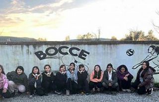 Muğla’da kırsal mahallede yaşayan çocuklar bocce...
