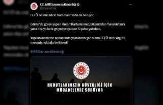 Yunanistan’a kaçmaya çalışan 5 FETÖ üyesi...