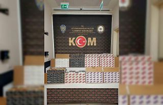 80 bin adet sahte bandrollü boş makaron ele geçirildi