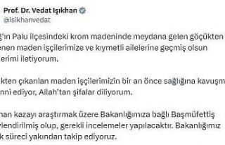 Bakan Işıkhan: "(Elazığ’daki maden göçüğü)...
