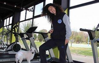 Bildiğiniz tüm kuzuları unutun: Bu kuzu koşu bandında...