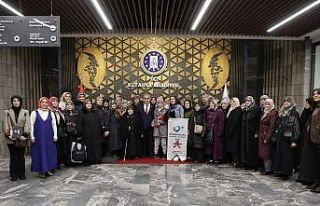 Büyüklerden Alim Işık’a teşekkür ziyareti