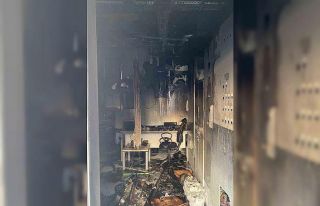 Çıkan yangında üretim tesisi kullanılmaz hale...