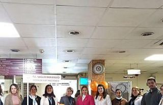 Devlet Hastanesi’nde kansere dikkat çekildi