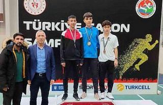 Diyarbakırlı sporcu Türkiye birincisi oldu