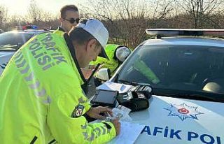 Düzce’de 171 araç trafikten men edildi