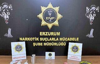 Erzurum’da uyuşturucu operasyonu
