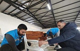 Eyyübiye Belediyesinin dev tesisinde üretim başladı