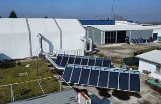 Güneş sıcak hava ile depolandı