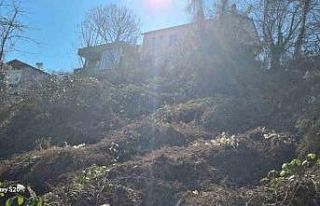 Heyelan korkusu mahalle sakinlerini tedirgin ediyor