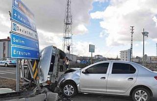 Kars’ta trafik kazası: 4 yaralı
