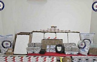 Oltu polisi kaçak sigara ele geçirildi