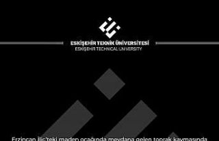 Rektör Özcan’dan Erzincan’daki toprak kaymasına...