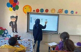Samsun’daki okullarda etkileşimli tahta kurulumları...