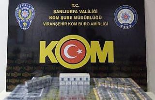 Şanlıurfa’da sigara kaçakçılığı operasyonu:...