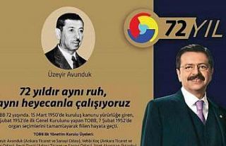 Türkiye Odalar ve Borsalar Birliği 72 yaşında
