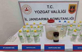 Yozgat’ta sahte içki operasyonunda 1 kişi gözaltına...