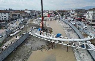 2. Köprünün montajı başladı
