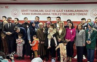 591 şehit yakını, gazi ve gazi yakınının kamu...
