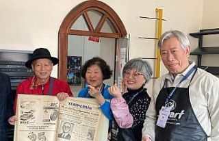 71 yıl önceki gazete kupürleri Koreli sanatçıları...