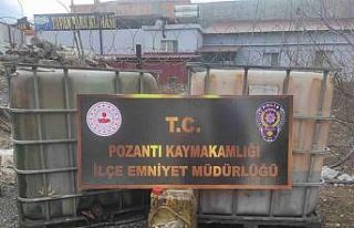 Adana’da kaçak akaryakıt ele geçirildi, 2 şüpheli...