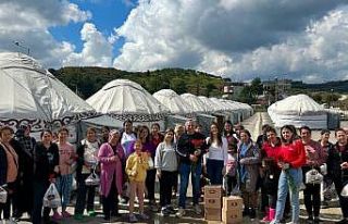 Adanalı kebapçı, depremzede kadınları unutmadı