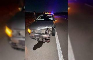 AK Parti Ardahan İl Başkanı’nın aracı domuz...