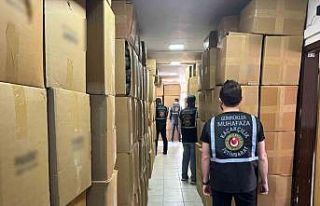 Ankara ve Mersin’de 252 milyon lira değerinde kaçakçılığın...