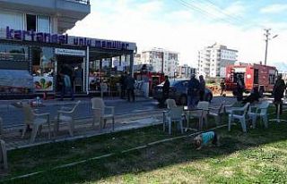 Antalya’da bina altındaki pastanenin deposu alev...