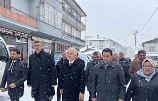 Arslan Sarıkamış’ta esnaf ve vatandaşlarla buluştu