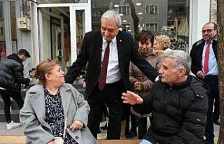 Başkan Bakkalcıoğlu’ndan esnaf ziyareti