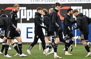 Beşiktaş, Gaziantep FK hazırlıklarını sürdürdü