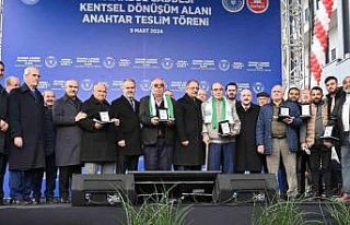 Büyük dönüşümde ilk anahtar teslimi gerçekleşti