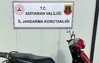 Çalıntı motosiklet jandarma ekiplerince bulundu