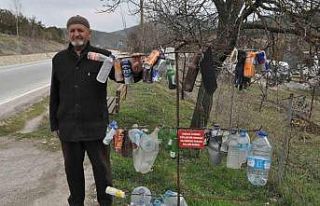 Çöp atanlardan bıktı, çareyi bu şekilde buldu