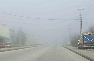 Eskişehir’de etkili olan sis görüş mesafesini...