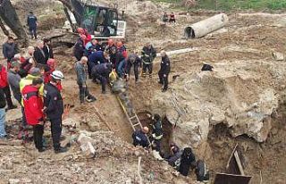 Hızlı tren çalışmasında göçük altında kalan...