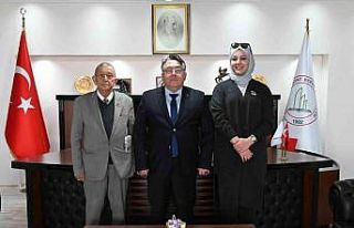 Huzurevi sakininden Rektör Özölçer’e ziyaret