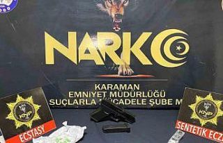 Karaman’da 2 kişi uyuşturucudan tutuklandı