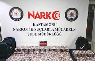 Kastamonu’da 11 bin 392 reçeteye tabii hap ele...