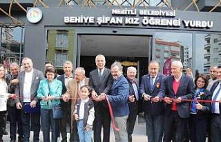 Mezitli’de 306 kapasiteli kız öğrenci yurdu açıldı